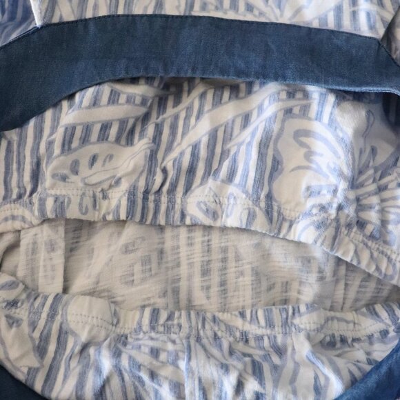 Tommy Bahama Women's Sz S Monstera Mash Sleeveless Tropical‎ Beach Dress - Picture 7 of 11